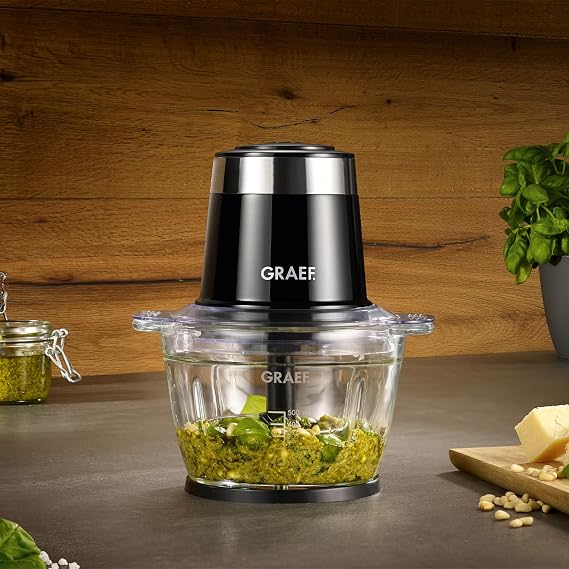 GRAEF Multi Chopper CH501 White Ideal for Chopping Cutting and Mixing Fruit Vegetables - Multi Chopper