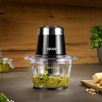 GRAEF Multi Chopper CH501 White Ideal for Chopping Cutting and Mixing Fruit Vegetables - Multi Chopper