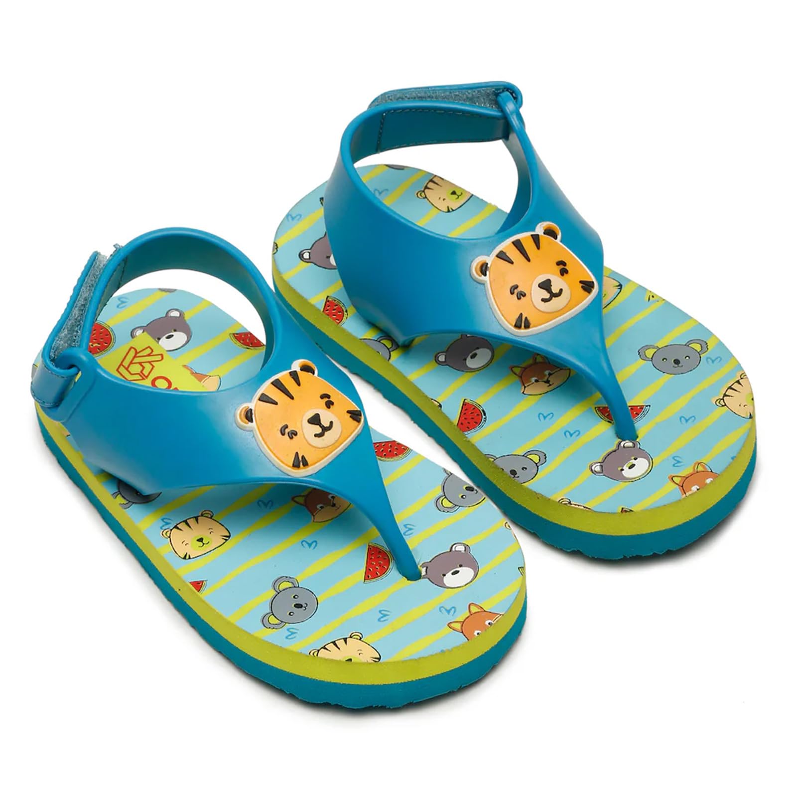 ONYC Premium Tiger Candy Flip-flops for Kids- Sky Blue (Boys) (12 Months) (B0D878D3G4) Amazon Price History, Amazon Price Tracker