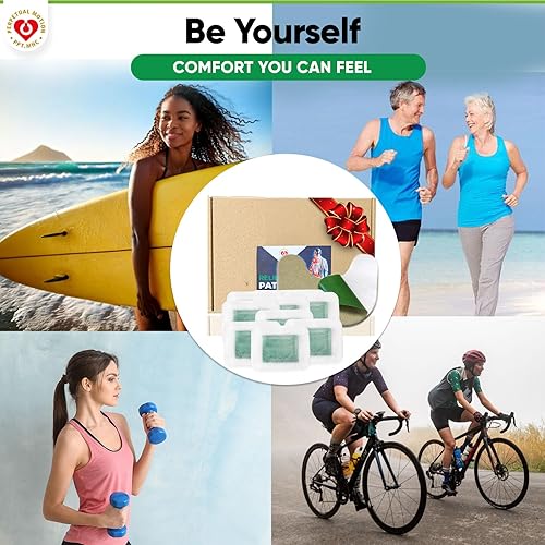 Miniatura 7 de Rodilleras naturales de hierbas (12 unidades) + almohadillas de limpieza profunda para pies (24 unidades) con mangas, alivio de la parte inferior