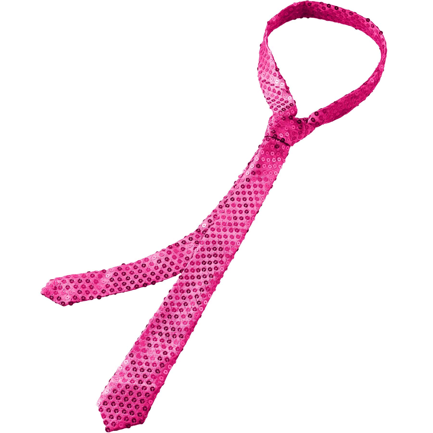 dressforfun 901021 Pailletten Krawatte für Damen und Herren, Glitzer Schlips in Einheitsgröße, schmale Krawatte für Party Kostüm Fasching Karneval - diverse Farben -