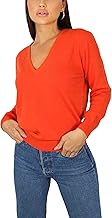 Win's Women's Cashmere V-Neck Sweater, Made in Italy