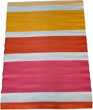 Katlanabilir Plastik Has r Hal  Kilim Piknik Plaj Park Teras Veranda 160x120 cm