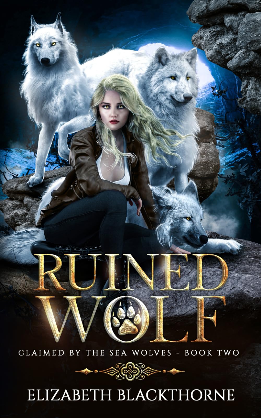 Ruined Wolf: A Paranormal Why Choose Romance (Claimed by the Sea Wolves Series Book 2)