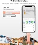 MFi Certified 512GB Flash Drives 3.0 High Speed 3ni1 USB Stick External Storage for iPhone/PC/iPad/Android/More Devices for Photos and Videos Transfer Storage Backup(512GB-pink)