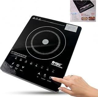 Raptas 2000W Induction Cooktop Portable Electric Stove | Touch Control Multiple Cooking Modes Fast Heating Energy Efficien... Price In India