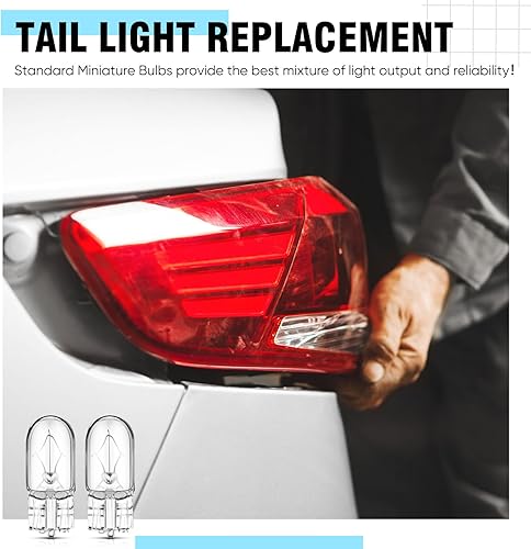 Miniatura 12 de 2827NATB 2825 Bombilla 12V 5W W2.1 x 9.5D Base de ámbar natural luz de estacionamiento Lateral Bombillas Luces delanteras Faros