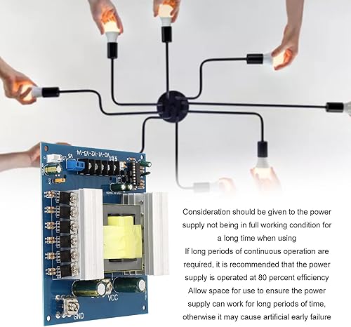 Miniatura 4 de Convertidor de impulso de alto voltaje, CC 12 V o 24 V a CA 18 V 50 V 110 V 160 V 200 V 220 V 330 V 380 V 420 V inversor transformador de placa de
