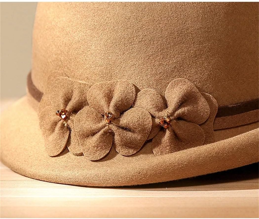 Lady Chic Felt Fedora Winter Wool Hat Women Party Formal Cloche Hats