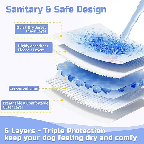 Miniatura 2 de Pañales reutilizables para perras, paquete de 3 pañales para perras, incontinencia térmica, entrenamiento de cachorros (S, estampado animal)