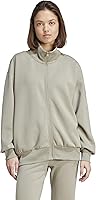 Women's Adidas All Szn Soft Lux Loose Full-Zip Track Jacket - Oversized Comfort, Hooded Layering Essential