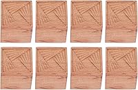 Vista 2 de Essential Oil Diffuser Wood Aromatherapy Diffuser Rosewood Essential Oil Diffuser for Car Bedroom Office 8 Pcs