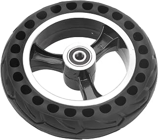 Scooter Solid Tire, Anti‑Seismic Anti‑Skid 200x50 Solid Rubber Wheel Explosion‑Proof Design with 8‑inch Hub