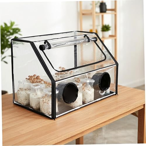 Mushroom Grow Tent, Clear View & Spore Guard Still Air