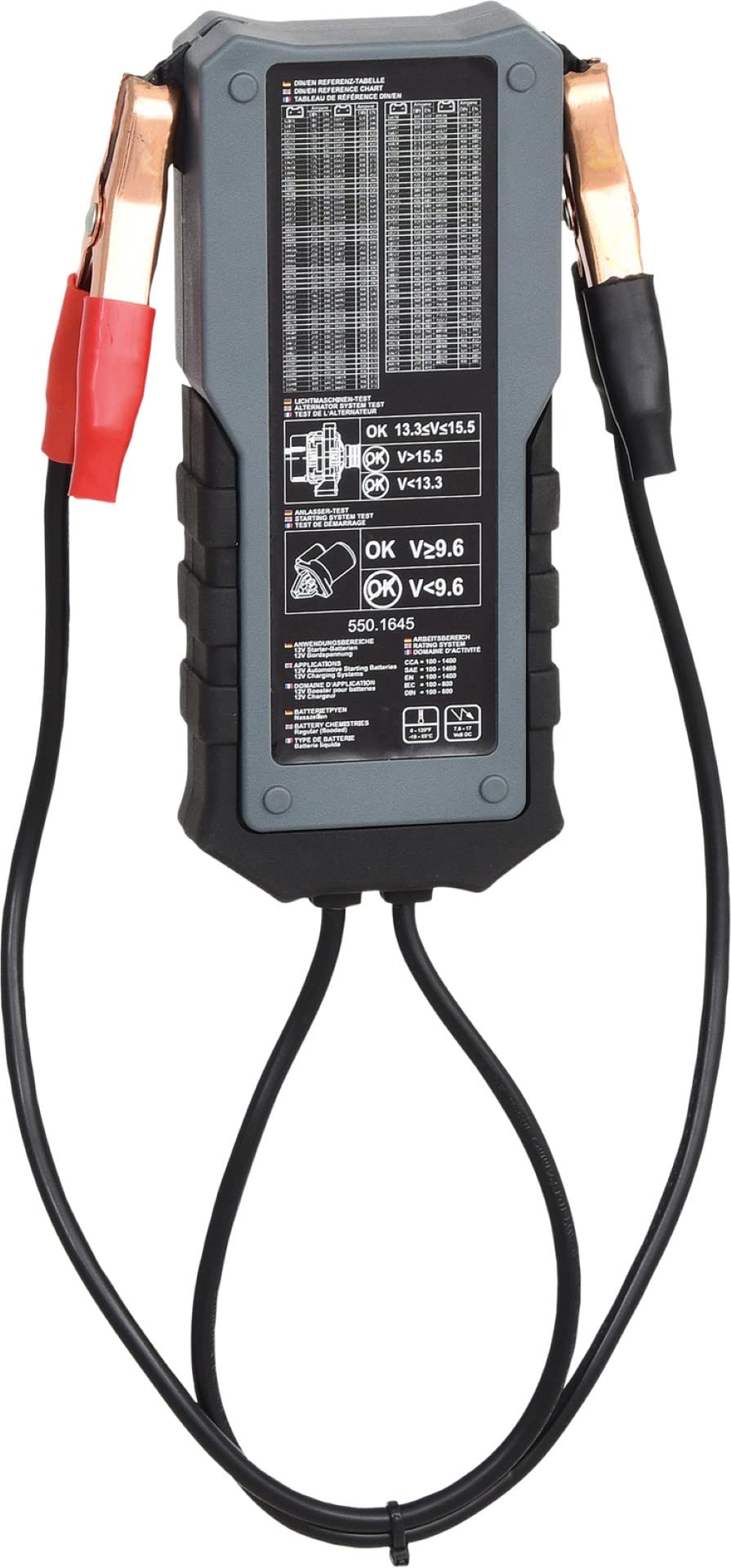 KS Tools 550.1645 12V Tester digitale per batterie e sistemi di ricarica