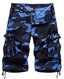 Men&apos;s Casual Loose Fit Multi-Pockets Military Cargo Shorts