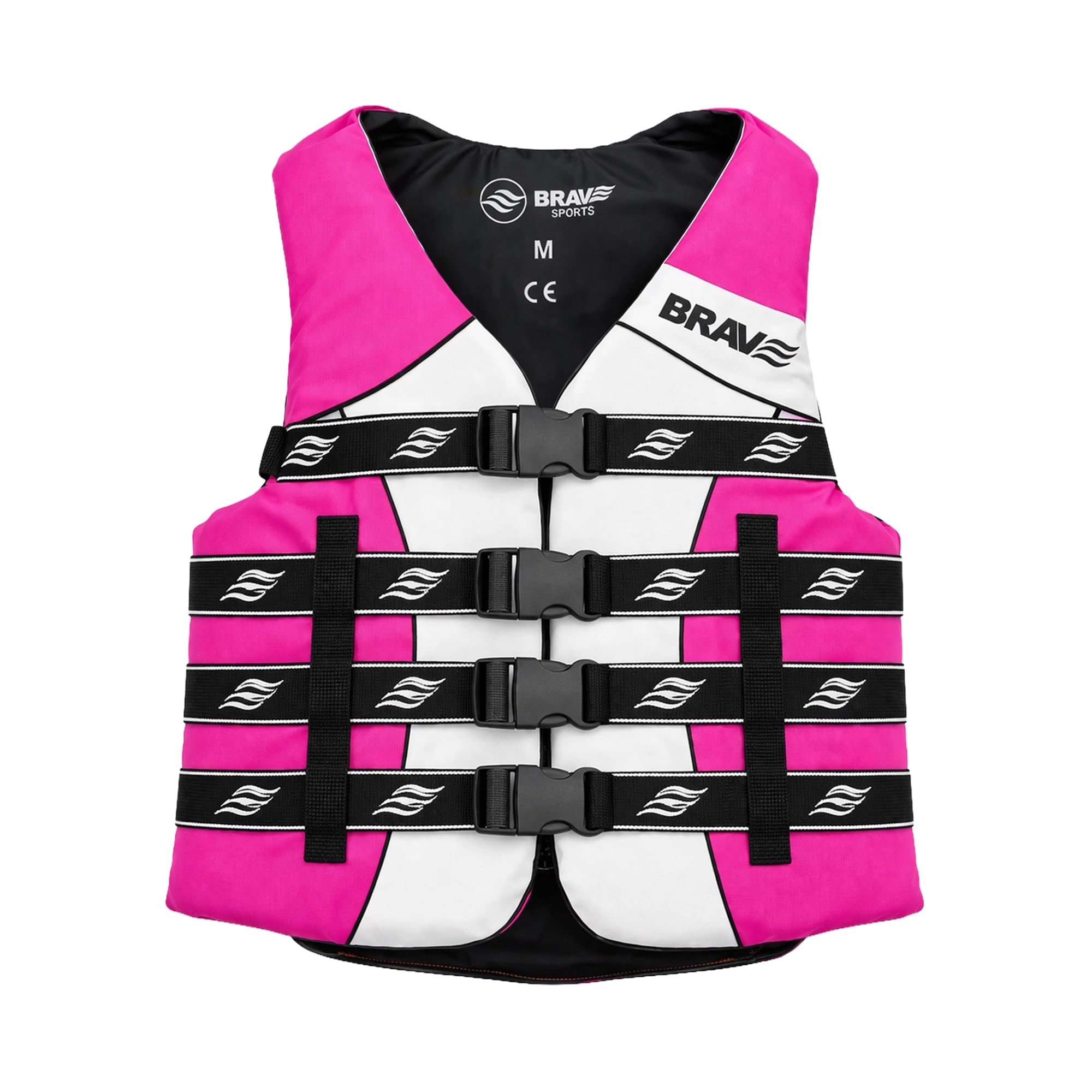 Chaleco Ayuda a la Flotabilidad 50N Certificado Adultos – Apto Kayak, Moto de Agua y Deportes Acuáticos – Nylon Resistente + PVC – 4 Cintas