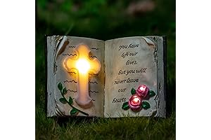 Waterproof Bible Cross Garden Stakes Lights