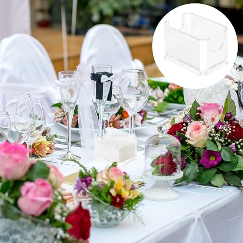 Miniatura 4 de 2pcs bolsa de té caja de artículos diversos contenedores acrílico contenedor acrílico titular bolsa de té organizador