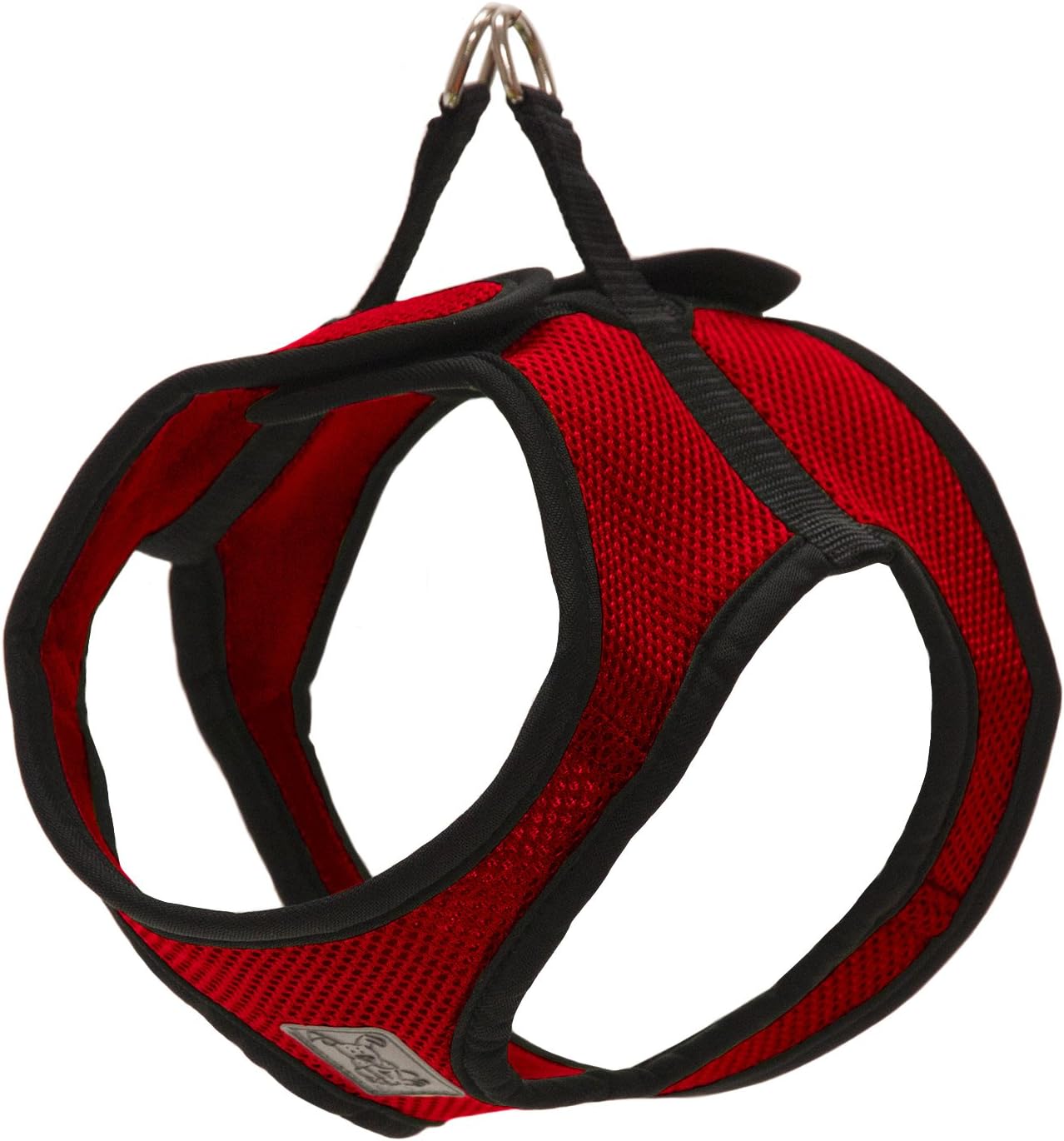 RC Pet Products Step in Cirque Soft Walking Dog Harness, Medium, Red
