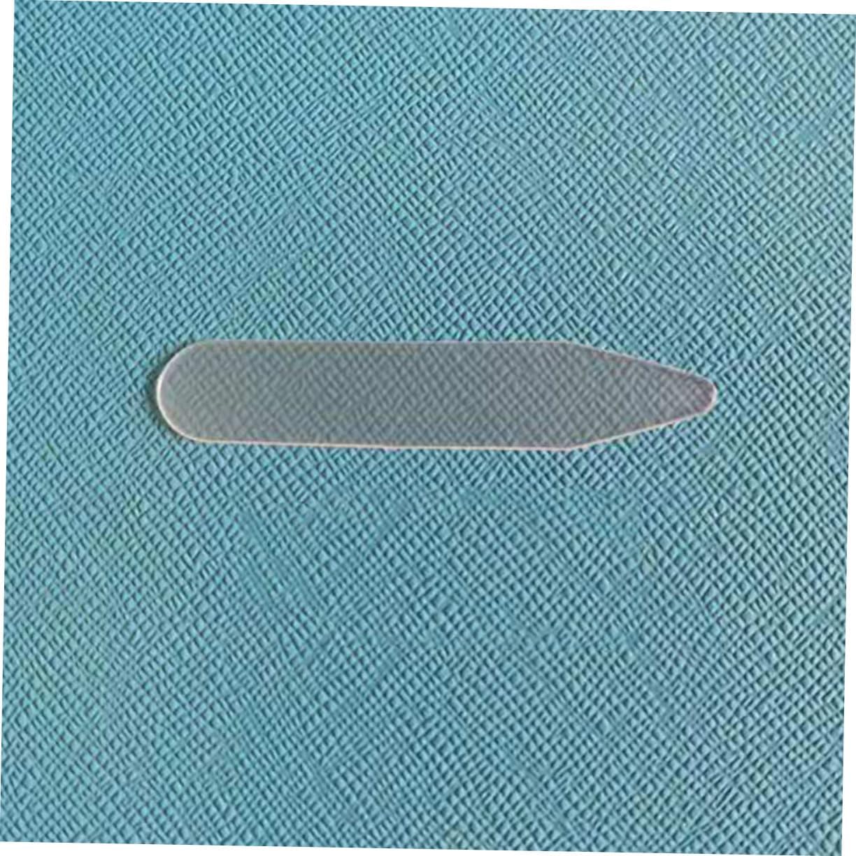 CALLARON 200pcs Shirt Collar Stays Pet Inserts for Men Dress Shirts Maintain Crisp Collar Shape Lightweight and Reusable