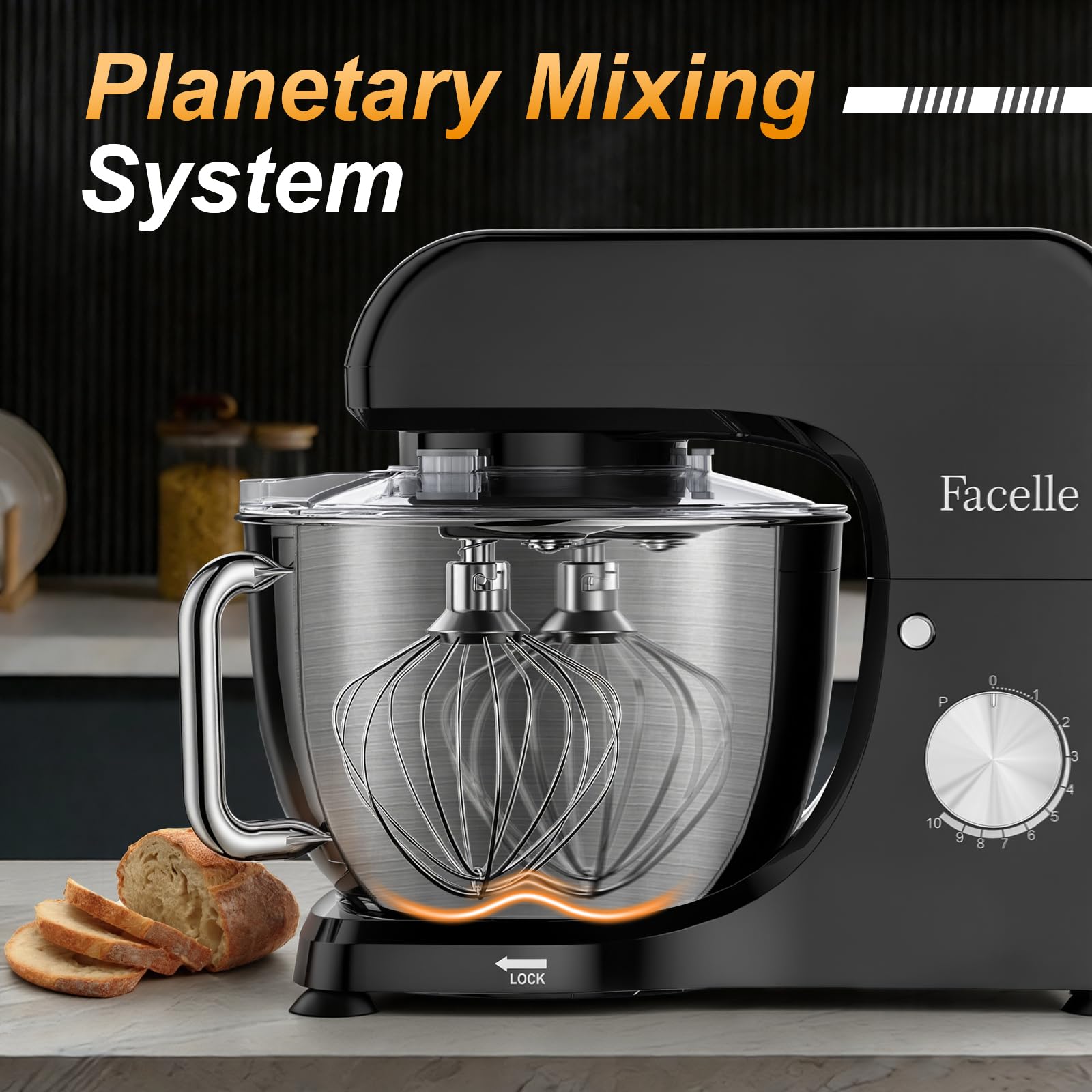 Facelle robot kuchenny SM1521 Black