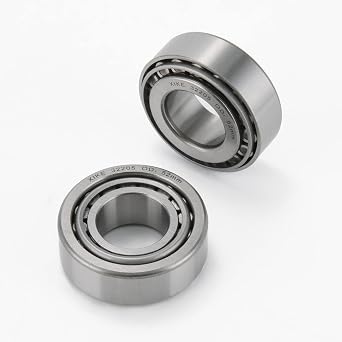 XIKE 2 Pcs 32205 Tapered Roller Bearings 25x52x19.25mm Cone and Cup Set.