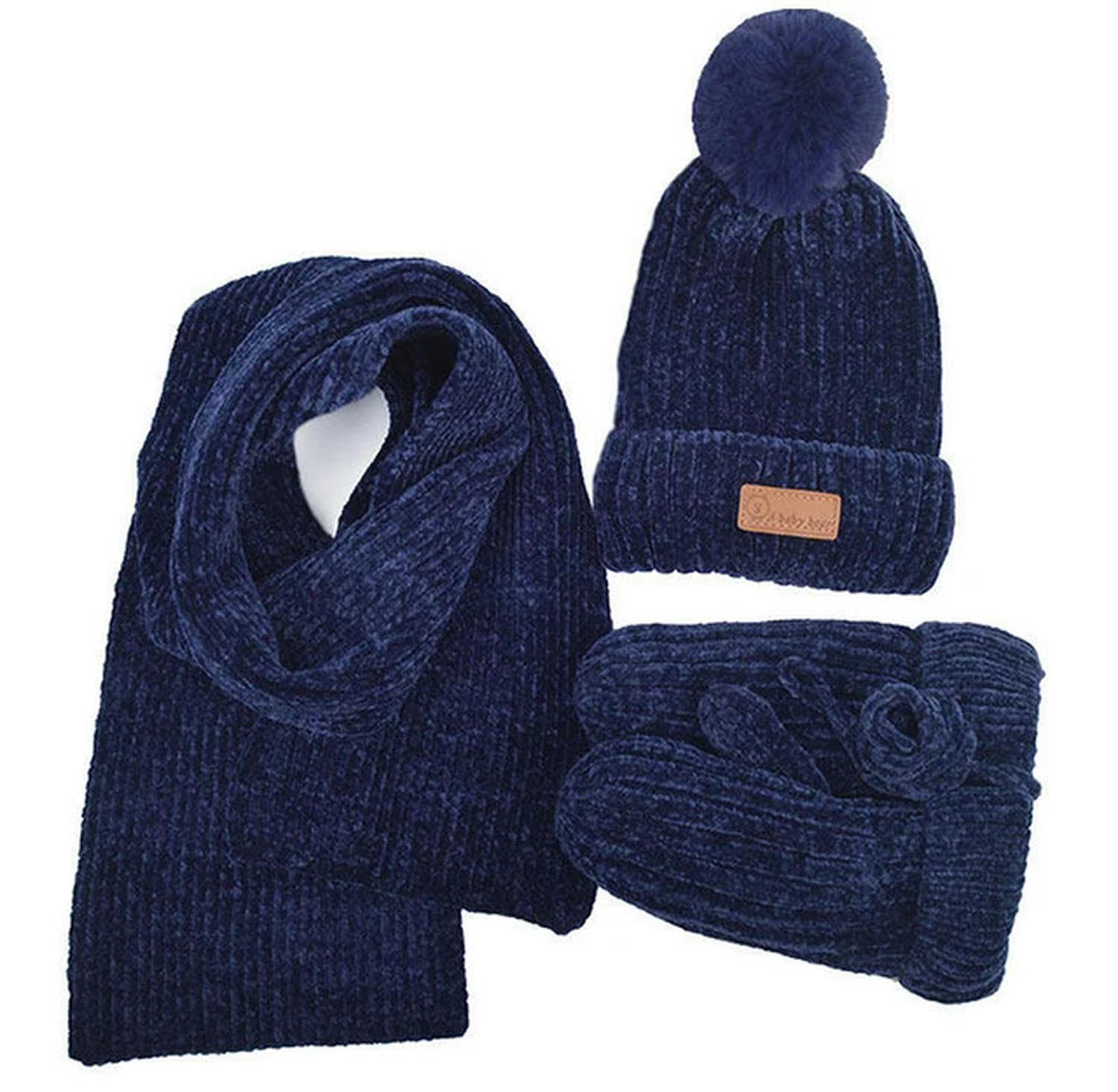 Gorro bufanda guantes 3 en 1 un regalo útil para proteger del invierno 7