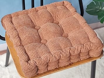 Floor Cushions Square/Round 1616 1818 2020 2222 in, Jacquard Floor Pillow for Adults, Large Square Pillows Seat Cushion for Tatami Living Room YogaCoffee SQ,40x40cm