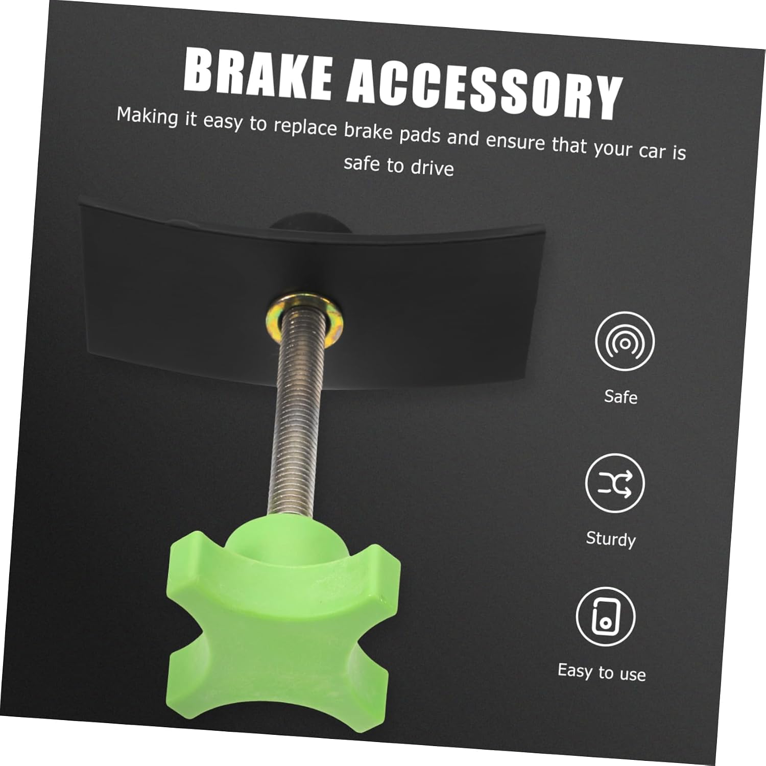 Professional Brake Pad Spreader Tool Sturdy Brake Compression Tool and Pad Replacement for Various Vehicles