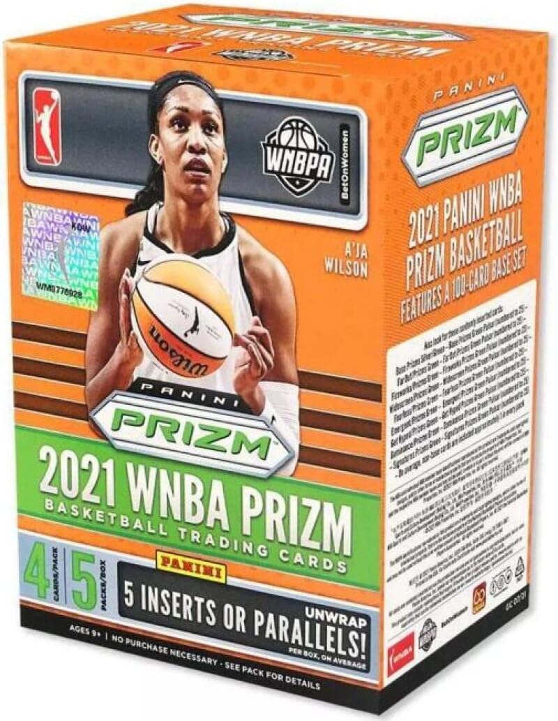 2021 Panini Prizm WNBA Basketball Blaster Box (5 Packs/4 Cards)