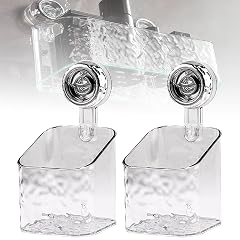 Heykomi Nest Grip Shelf for Bathroom Corrugated Suction Cup Storage Holder No-Drilling Shower Caddy Suction Cup Storage Rack
