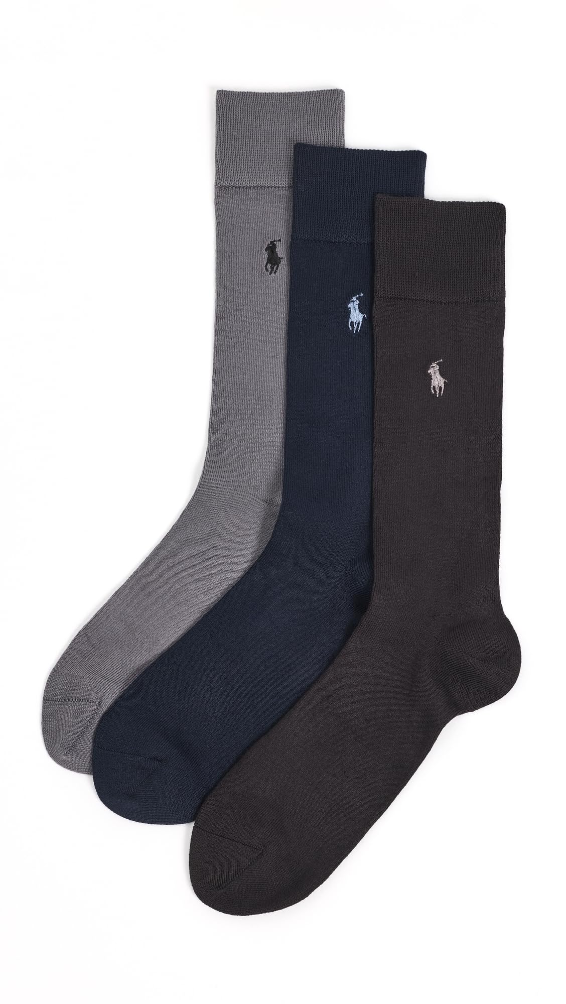 POLO RALPH LAUREN Men's Supersoft Flat Knit Slack Socks