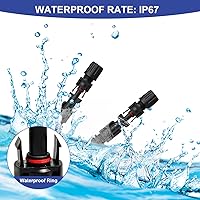 Vista 9 de Herramienta de crimpado solar para cable de panel solar con 12 pares de conectores solares, 1 crimpadora solar, 2 llaves inglesas, herramienta