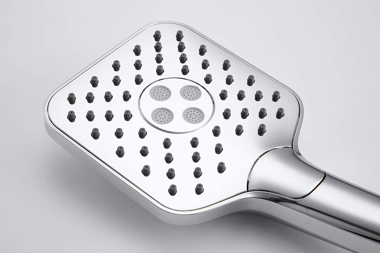 Gabrylly 3-Setting High Pressure Handheld Shower Head, Chrome（only shower head）