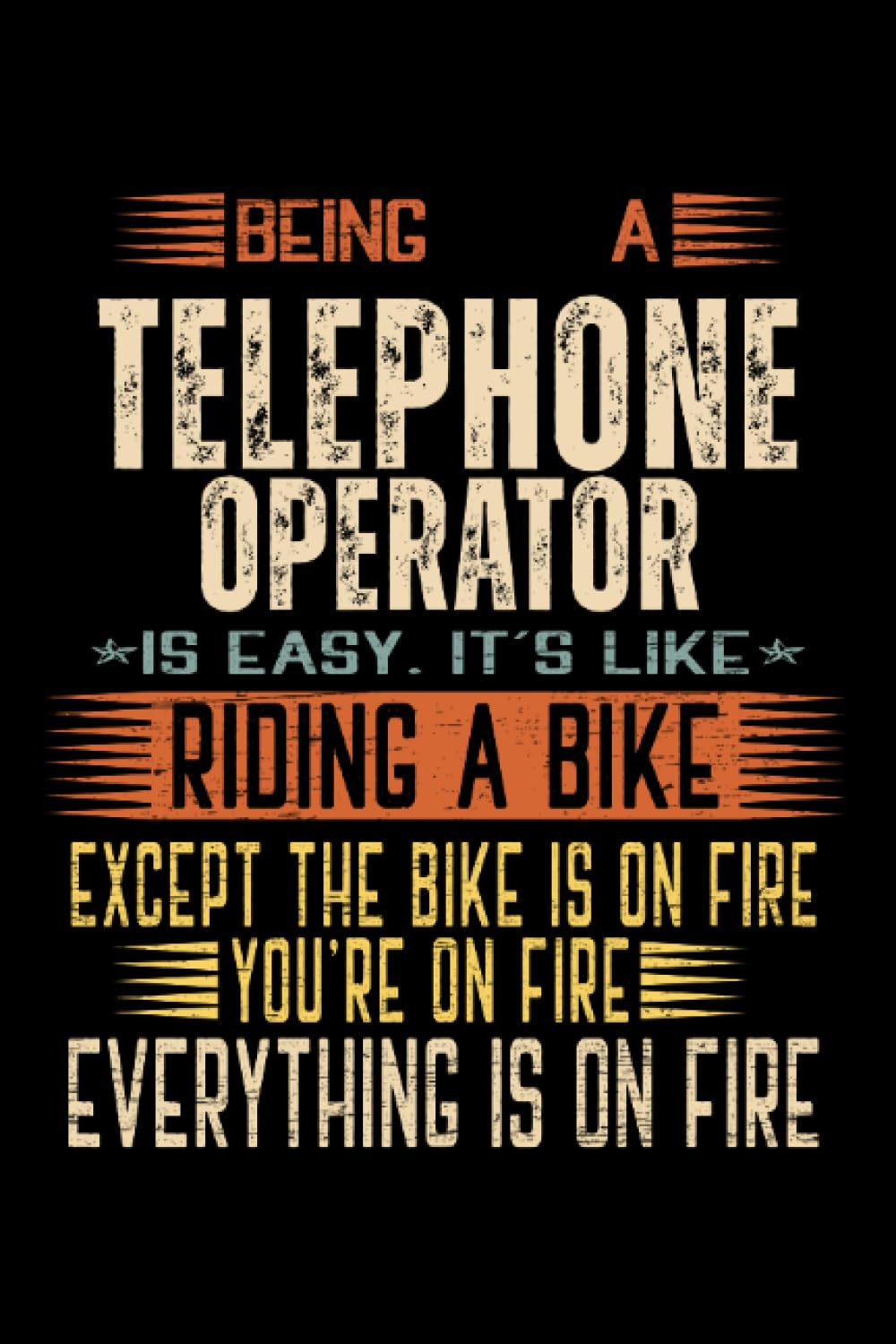 Telephone Operator Notebook: Notebook gift to Tax Preparer | 6 x 9 inches lined notebook with Date and Days | 110 pages