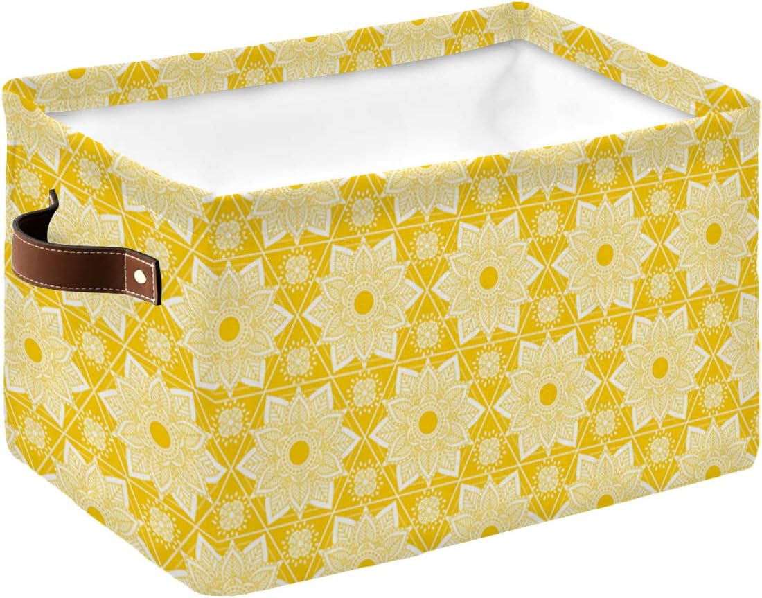 Storage Baskets for Shelves, Foldable Rectangle Storage