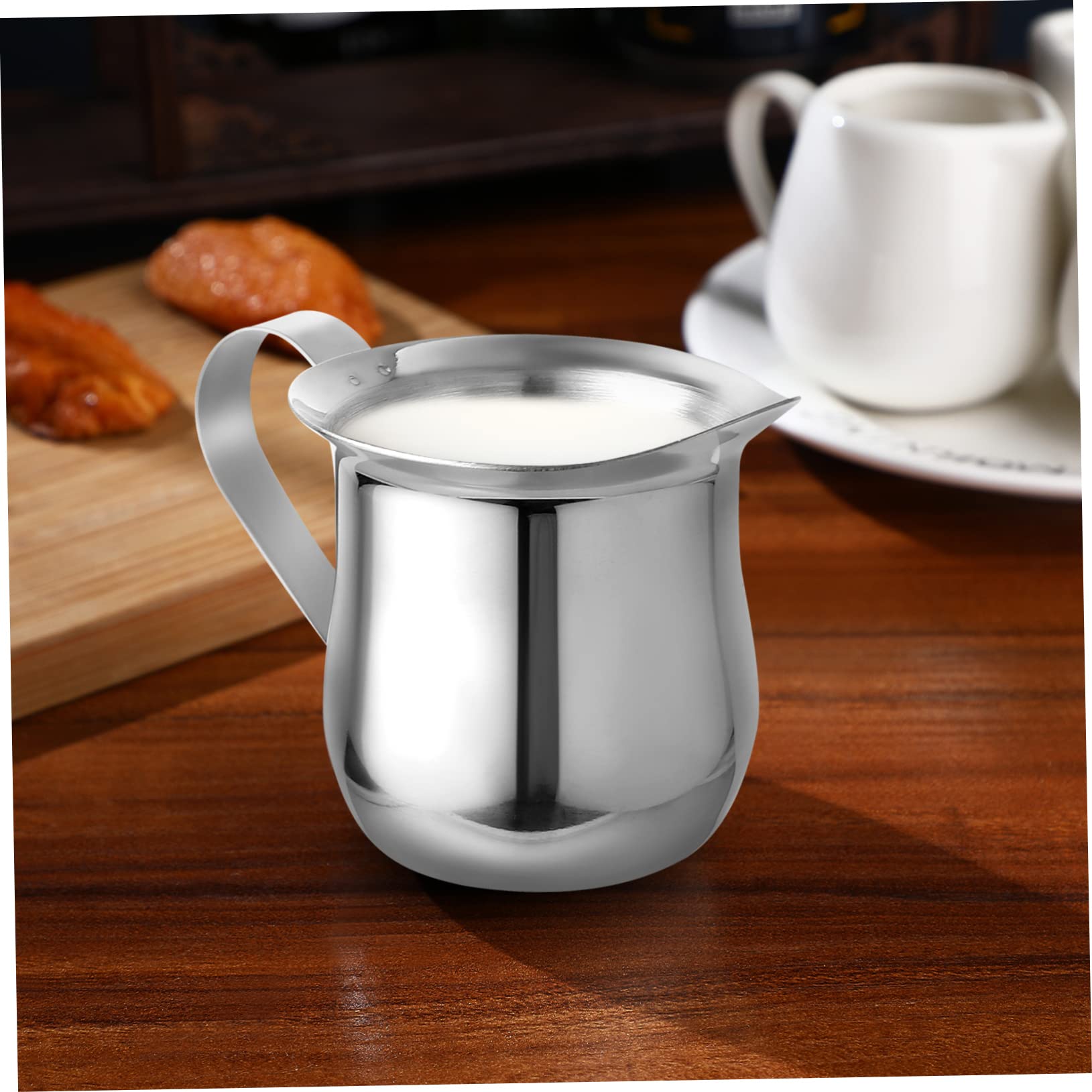 DOITOOL 9piezas Jarra De Leche De Acero Inoxidable Para Leche Taza Pequeña Para Espresso y Café Para y Amantes Del Café