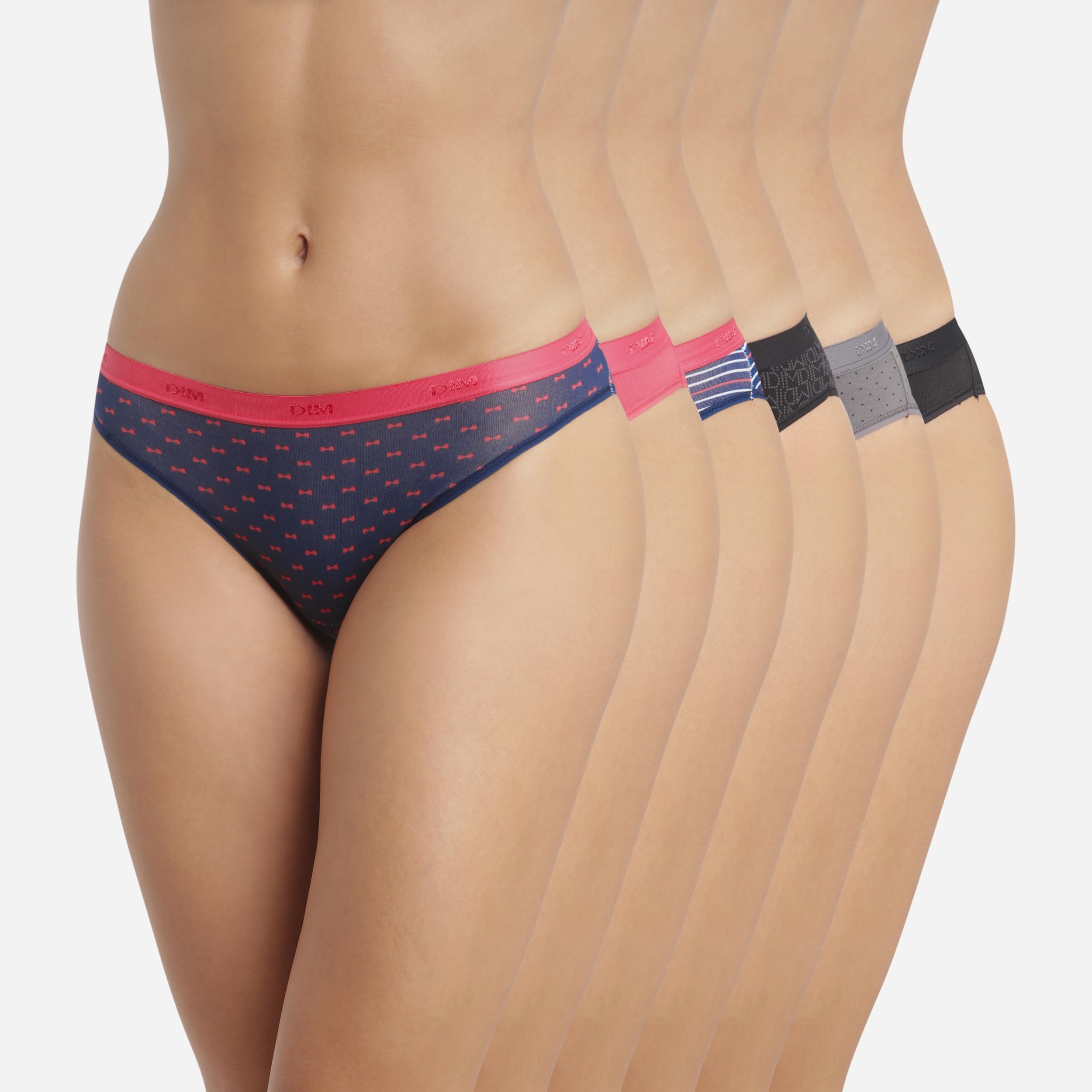 Dim Pockets in Cotone Elasticizzato X6 Mut Donna (Pacco da 6)
