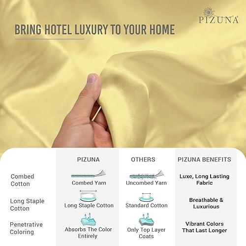 Miniatura 5 de Juego de sábanas suaves de algodón de 600 hilos, tamaño Queen, 100% algodón de fibra larga, sábanas de satén fresco, sábana de bolsillo profundo que