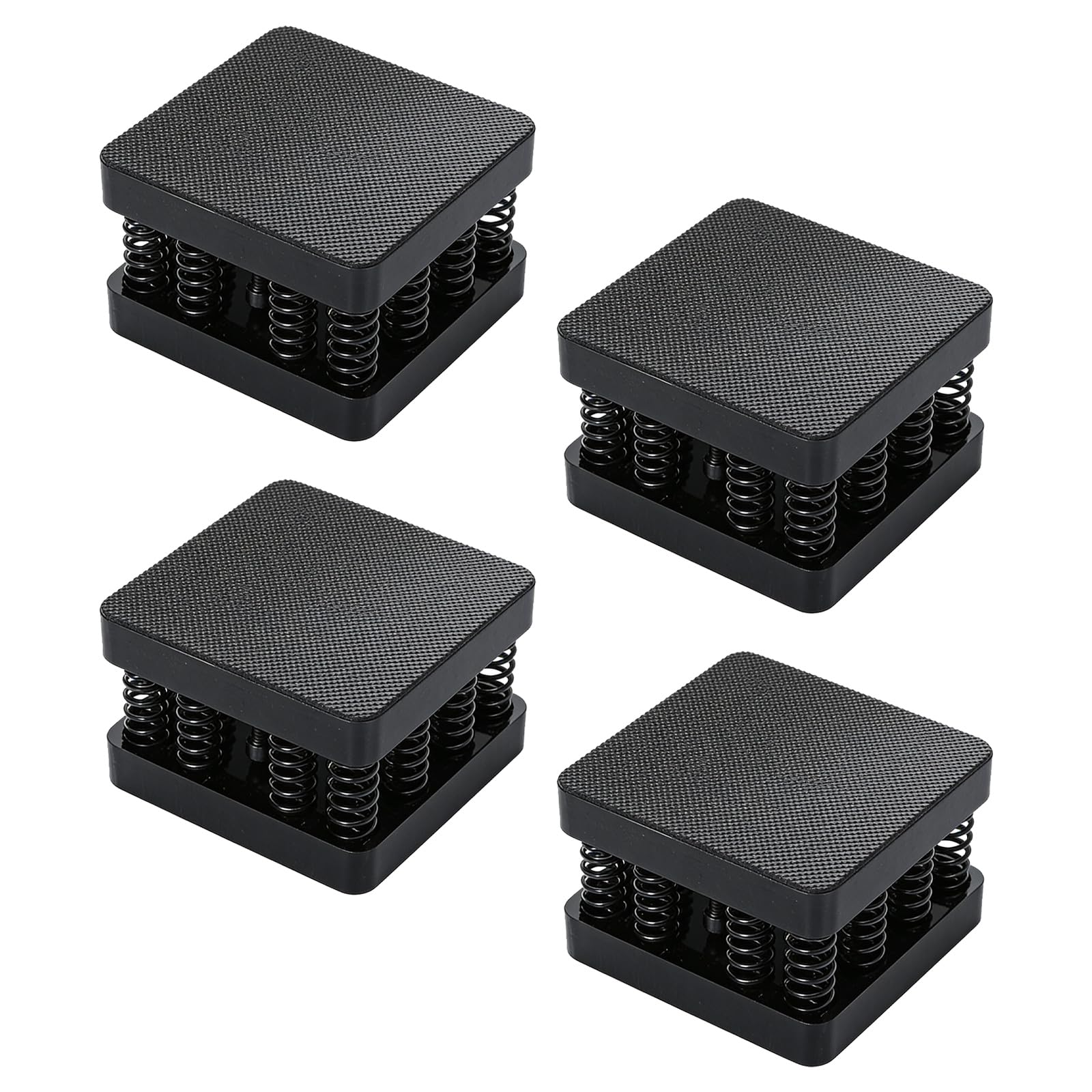 Plataforma profesional a prueba de golpes para 4 micrófonos, cámaras y soportes de luz, forma cuadrada para mayor estabilidad, pico ligero para altavoz