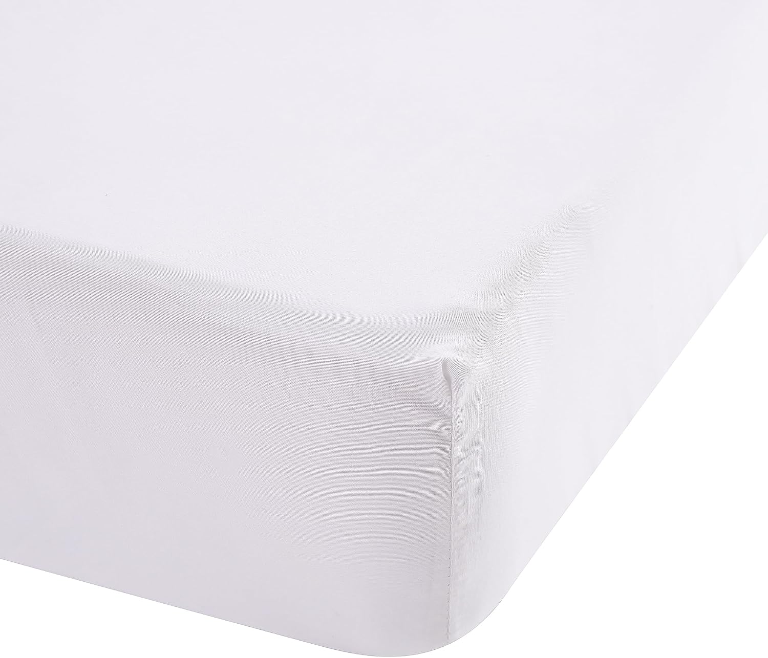 Nursery Crib Bedding Set for Girls Boys White Complete Baby Cot Bedding Set Unisex Quilt/Sheet/Skirt/Diaper Stacker