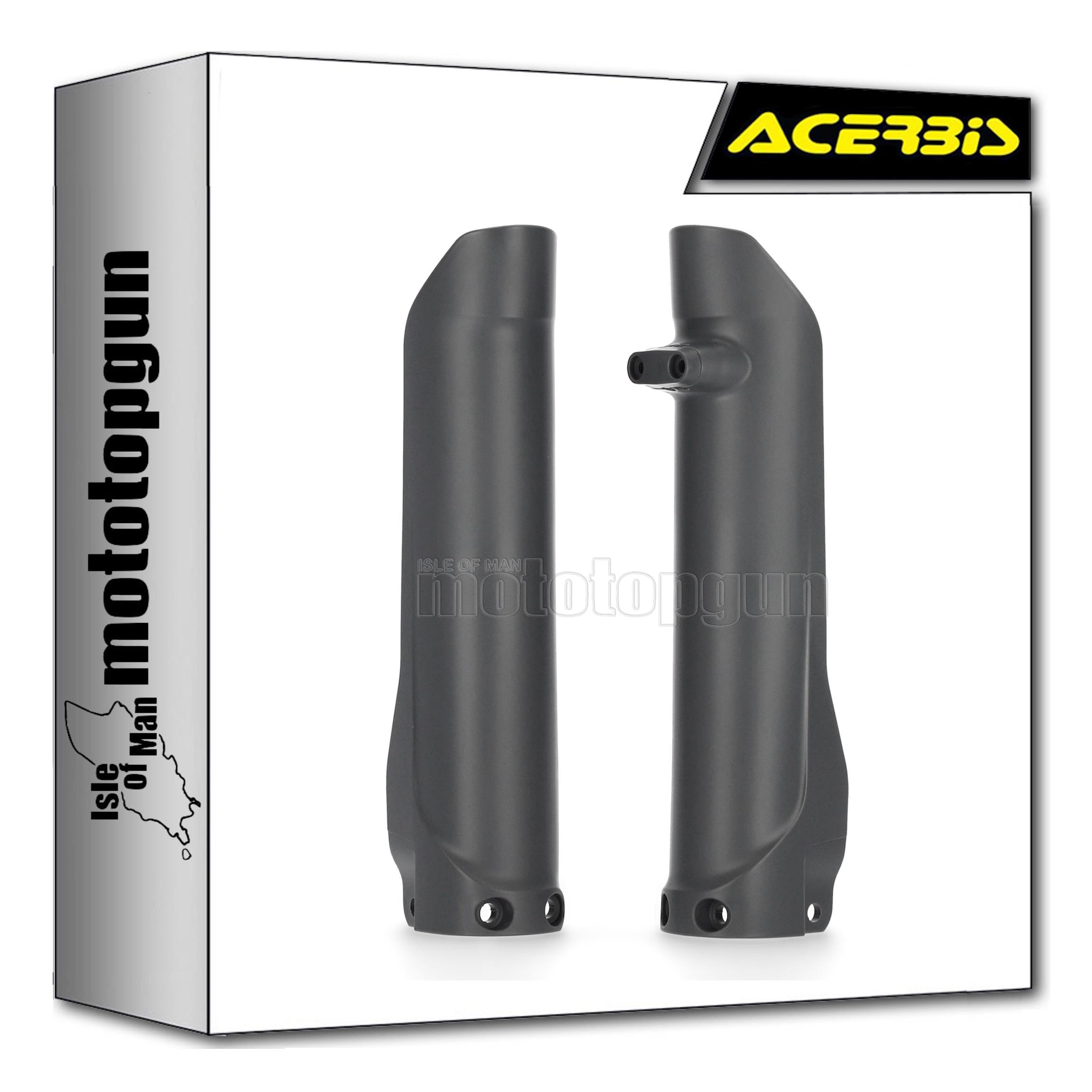 Couvercle fourche gris compatible Husqvarna TC 125 de 2016 à 2022