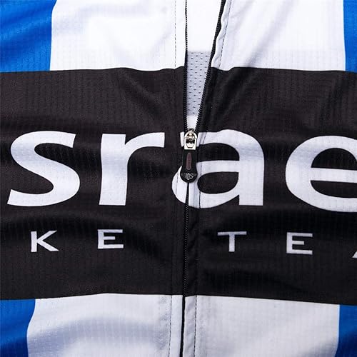 Miniatura 5 de Camisetas de ciclismo para hombre, camisetas de ciclismo de manga corta con cremallera completa