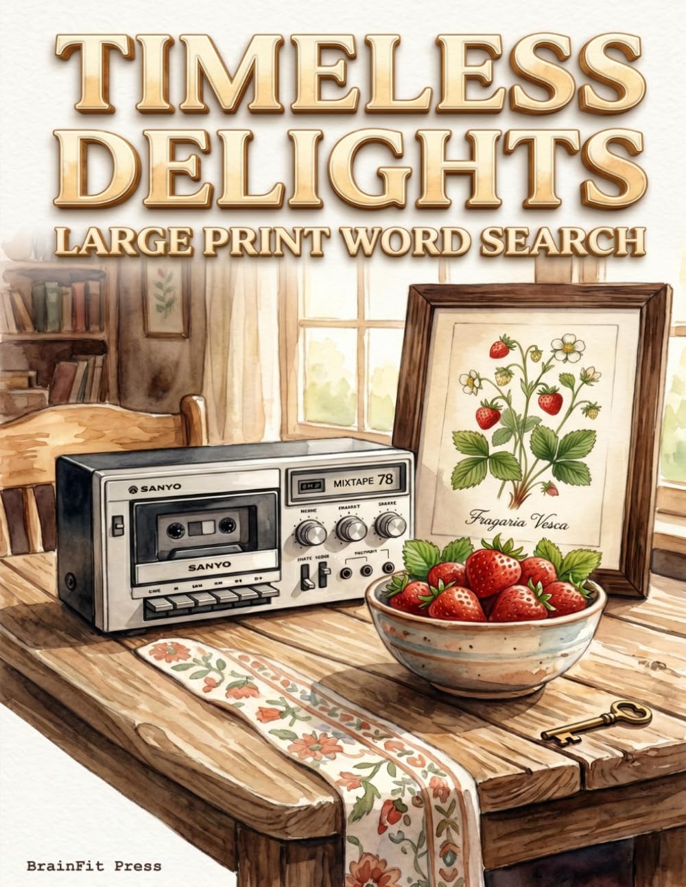 Timeless Delights: Large Print Word Search Puzzles for Seniors: Keep Your Mind Sharp with Relaxing and Nostalgic Themes