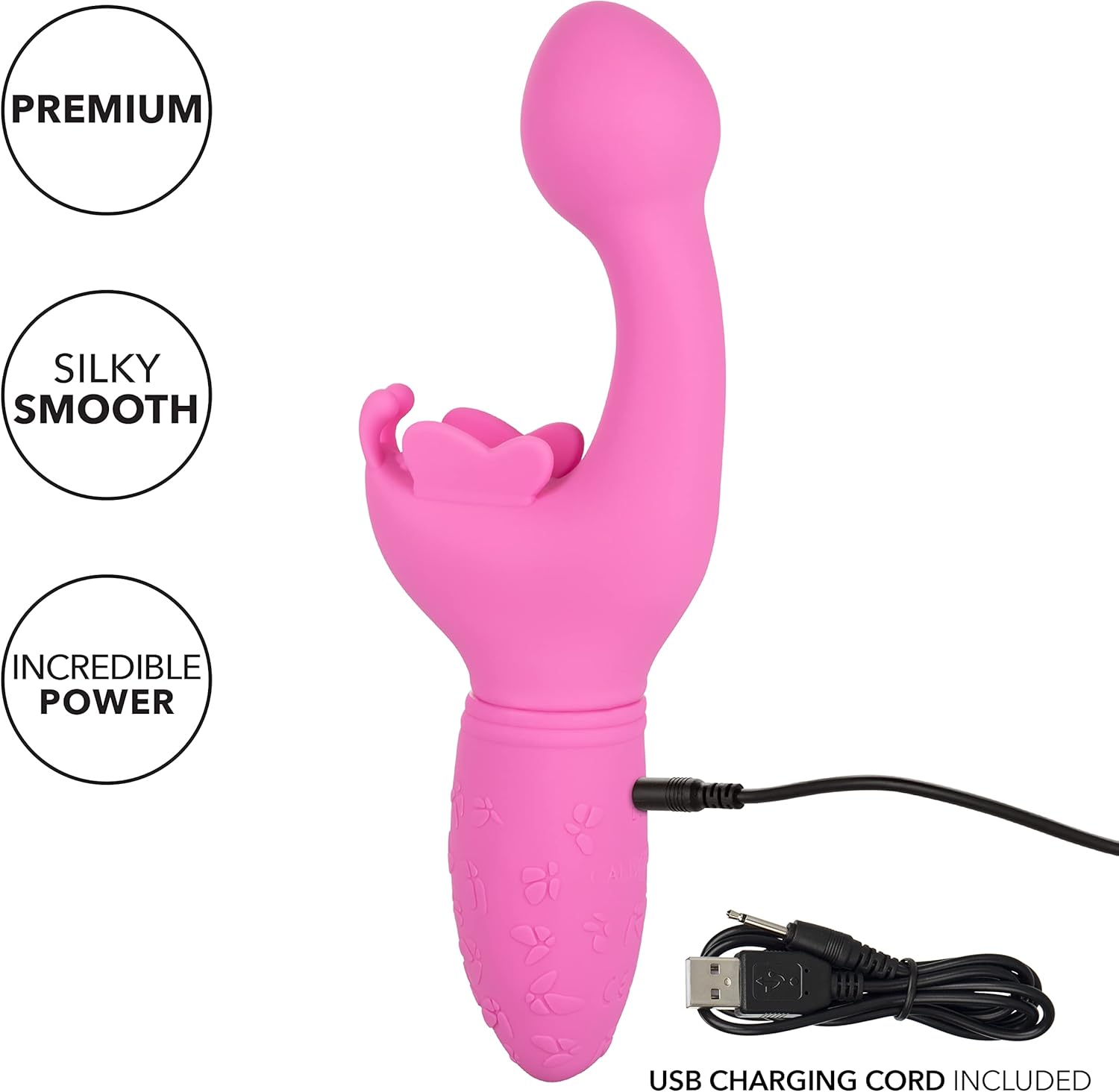CalExotics SE-0783-05-3 Butterfly Kiss® Rechargeable Butterfly Kiss® - Pink