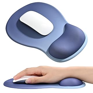 EooCoo Mouse Pad with Gel Wrist Rest, Ergonomic Mousepad Wrist Alignment - Amazon product rated Grade A