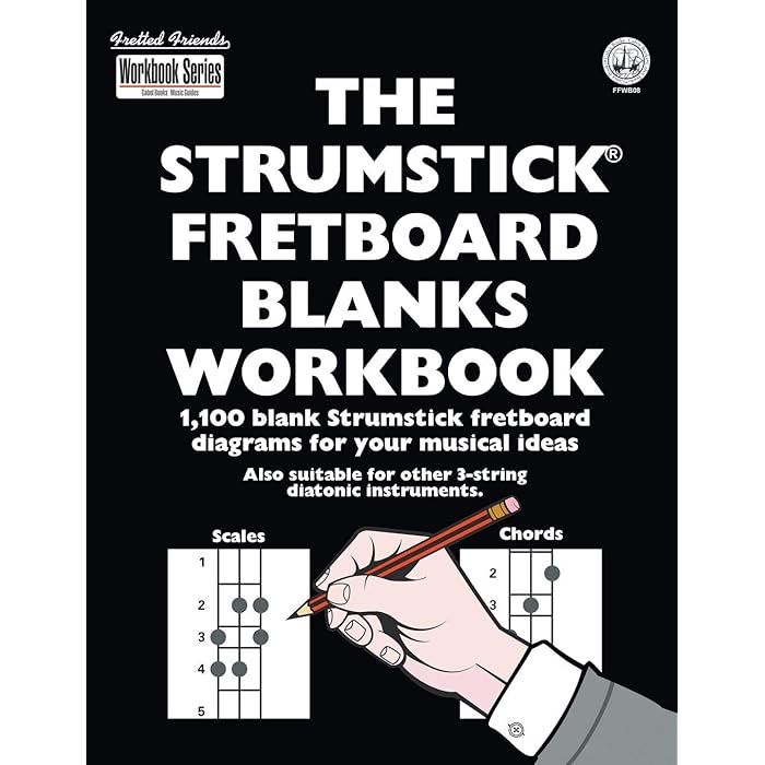 Buy The Strumstick Fretboard Blanks Workbook 1,100 Blank Strumstick