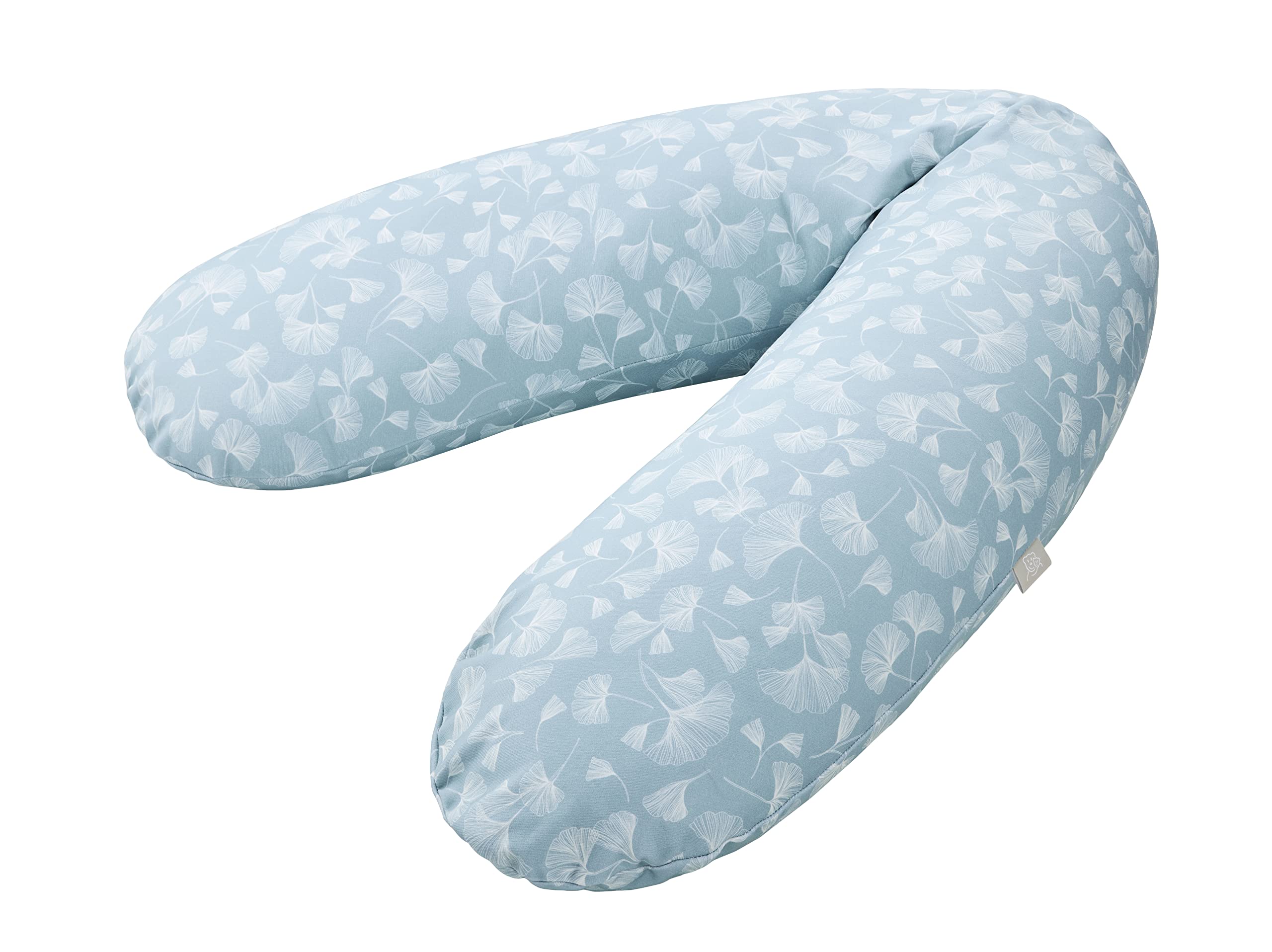 Rotho Babydesign Cuscino per allattamento multiplo, 140 x 20 cm, da 0 mesi, lavabile in lavatrice, ipoallergenico, Ginkgo, 20453 0292 DO01