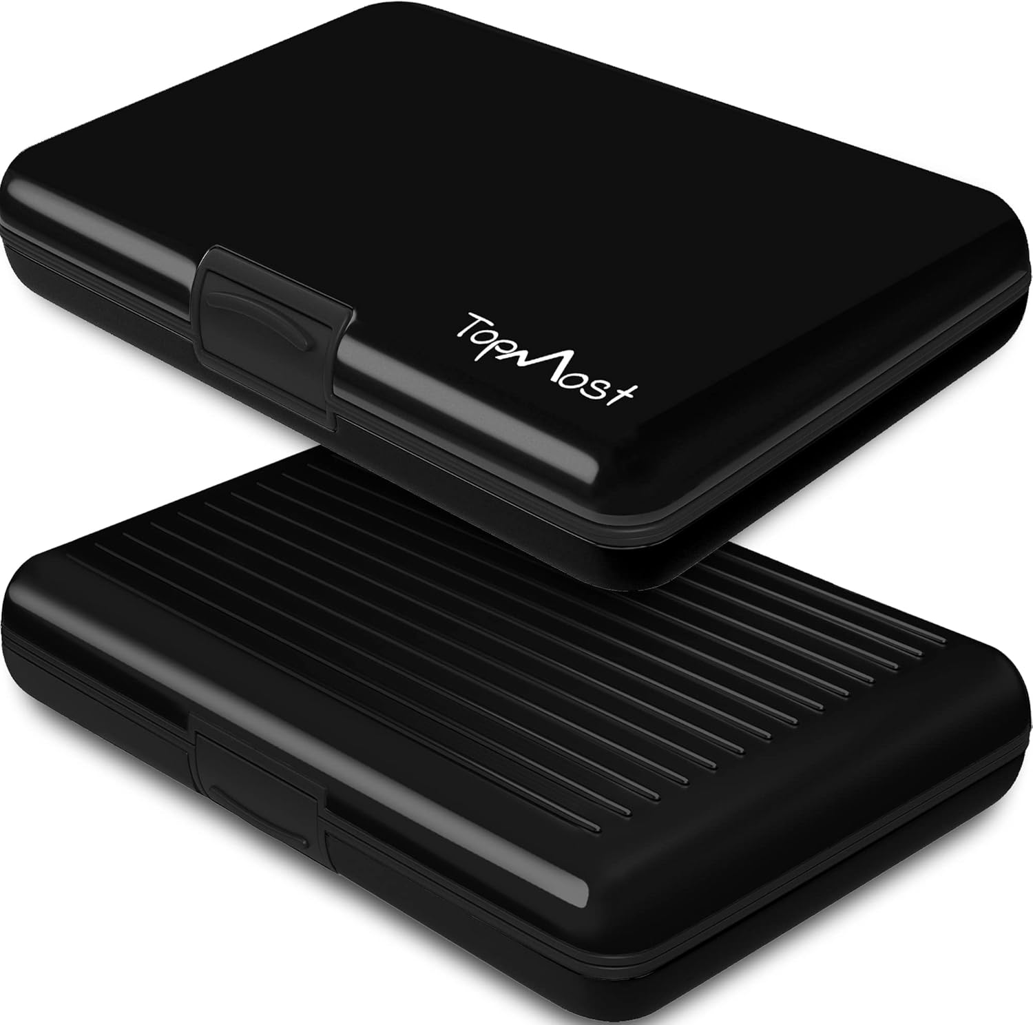 TopMost Aluminum Wallet, Card Case Wallet, Metal RFID Credit Card Holder for Men & Women, 6 Cotton Slots for 10-12 Cards And Bills, Rfd Protective - Image 9